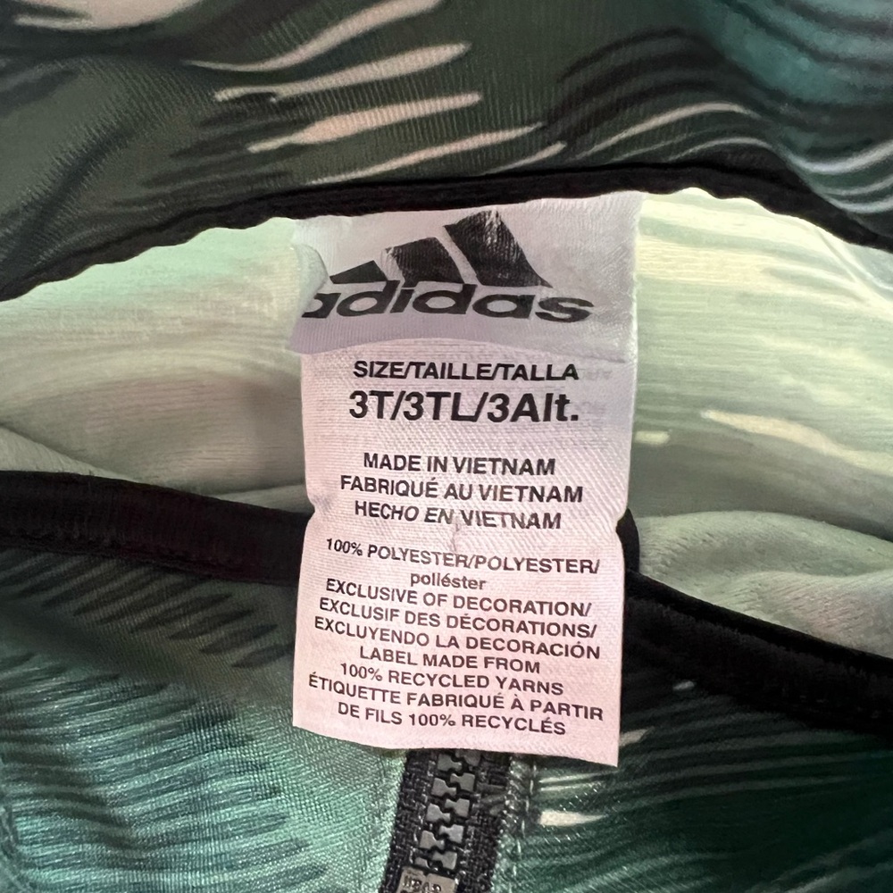 Adidas Green and Black Track Suit | 3T - Picture 5 of 5